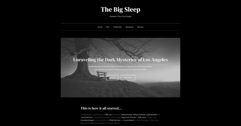 The Big Sleep